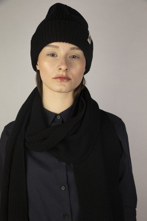 Strickmütze schwarz