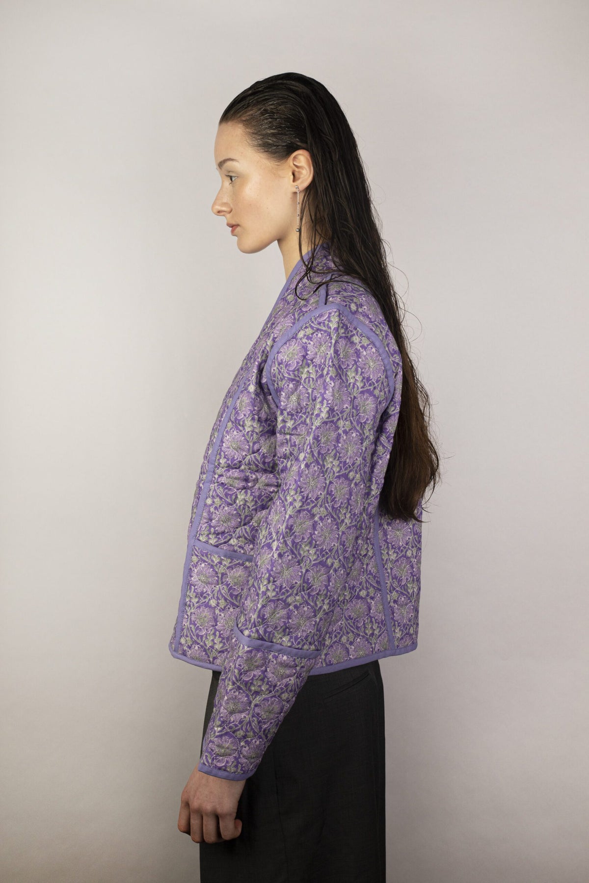 Wendejacke Flower-Lila