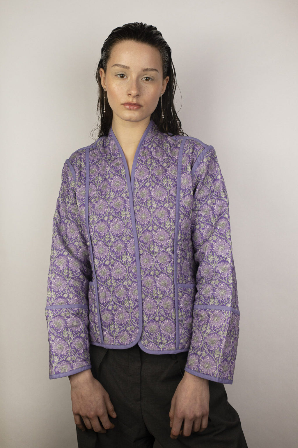 Wendejacke Flower-Lila