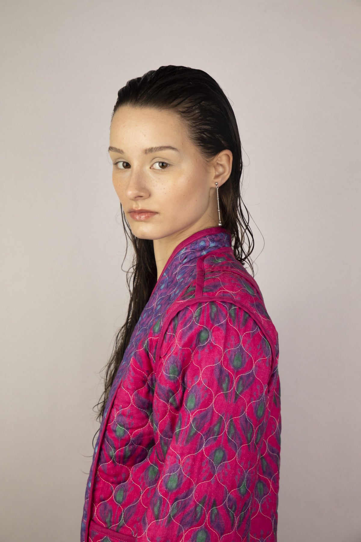 Wendejacke Pink schwarz