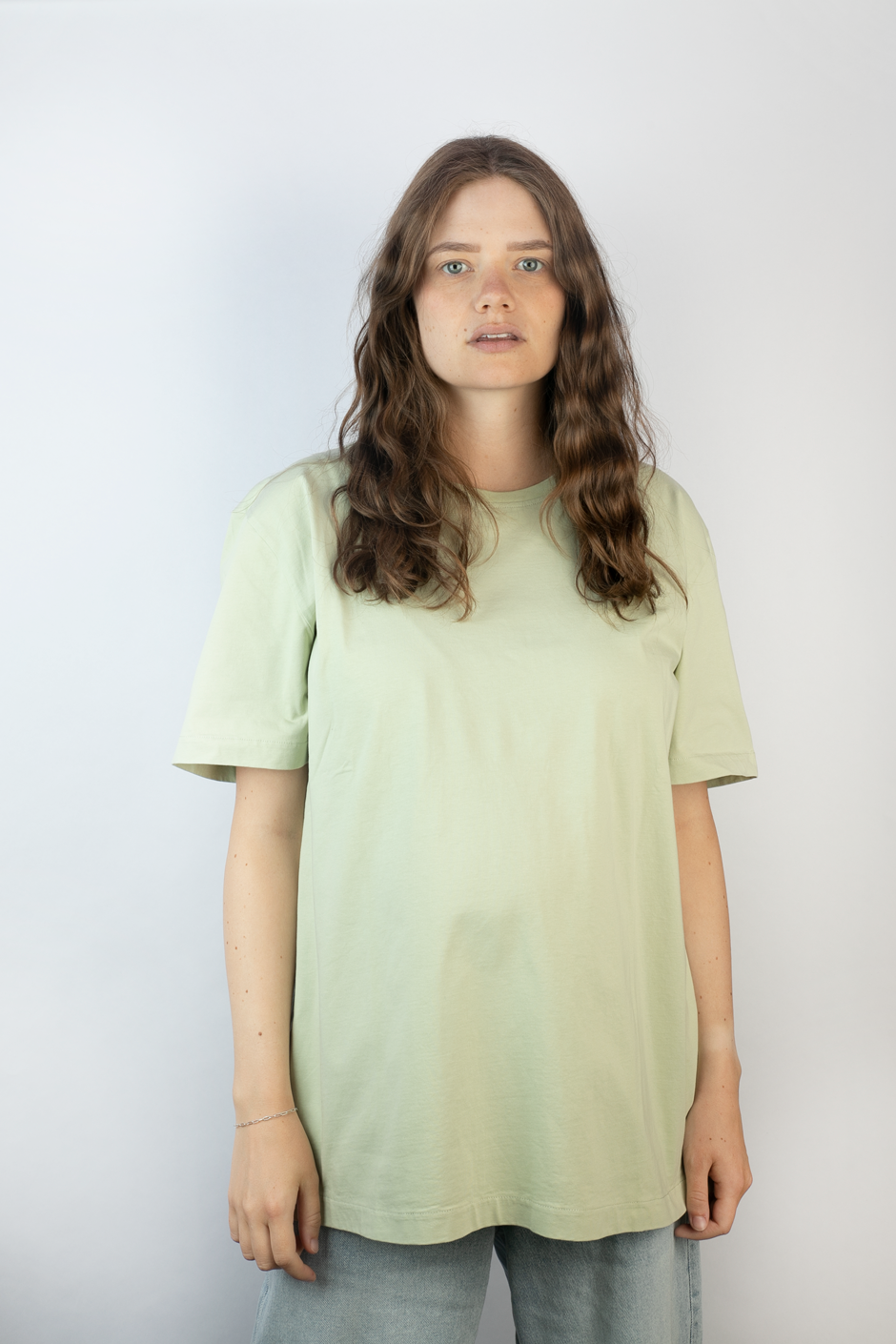 Unisex T Shirt Knoblauch- grün