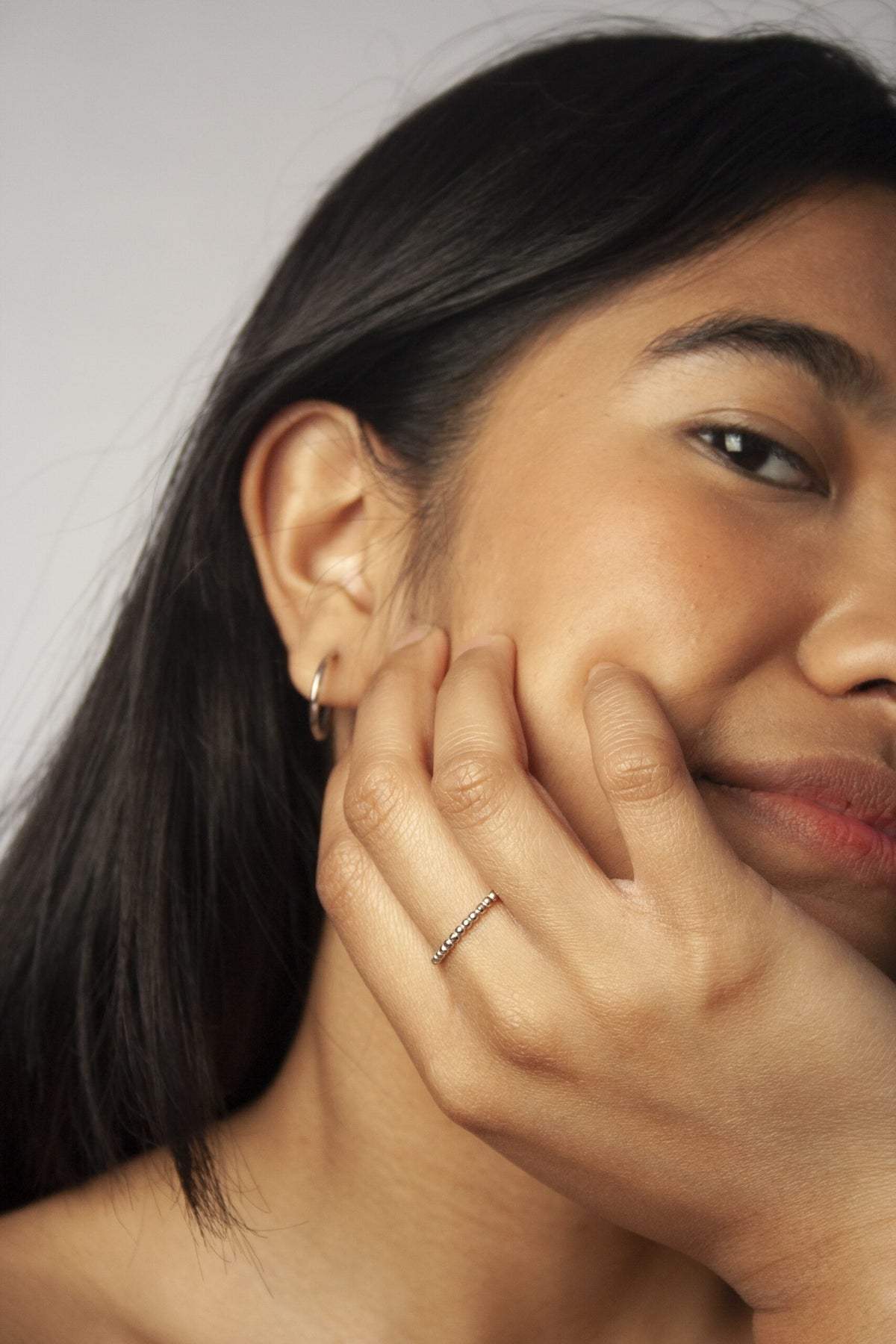 Ring Apricotaa silber