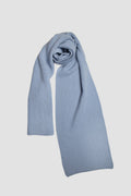 Strickschal hellblau