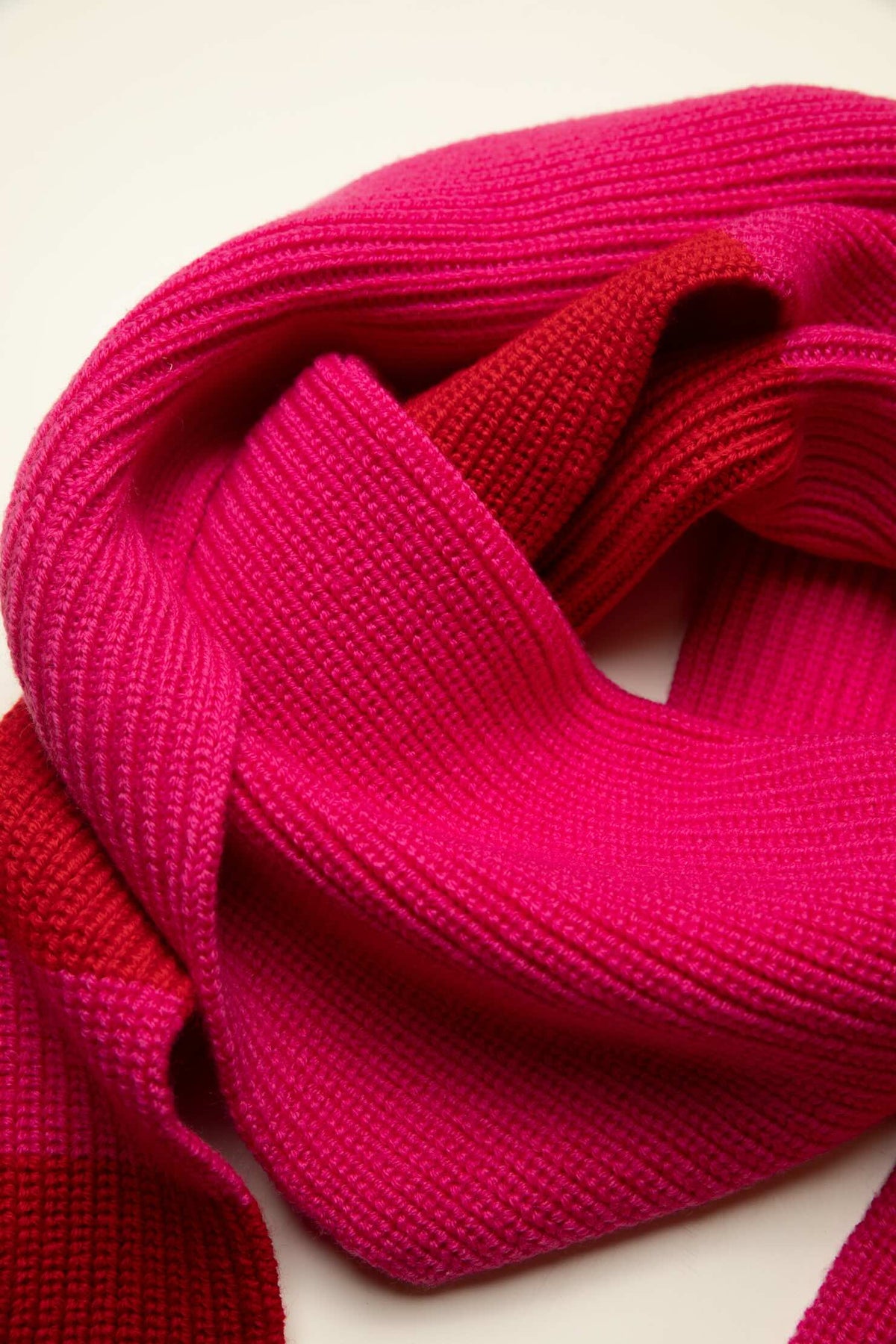 Strickschal Block Pink