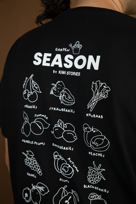 T Shirt Unisex Season- schwarz