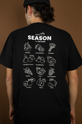 T Shirt Unisex Season- schwarz