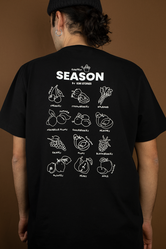 T Shirt Unisex Season- schwarz