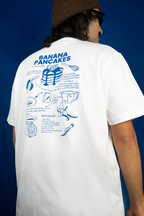 T Shirt Unisex Pancake- weiß