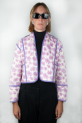 Wendejacke Flower-Lila