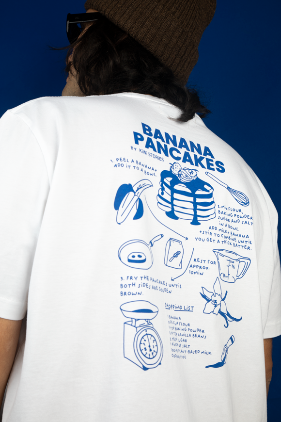 T Shirt Unisex Pancake- weiß