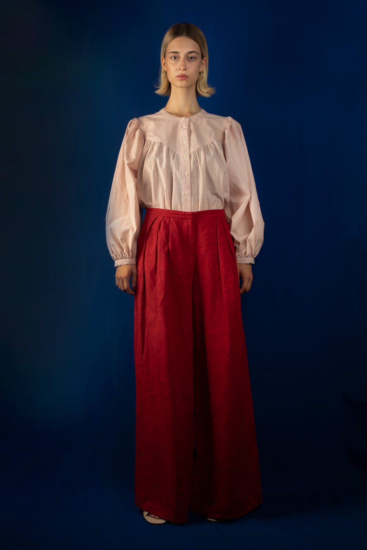 Blouse Pineapple Streifen rot