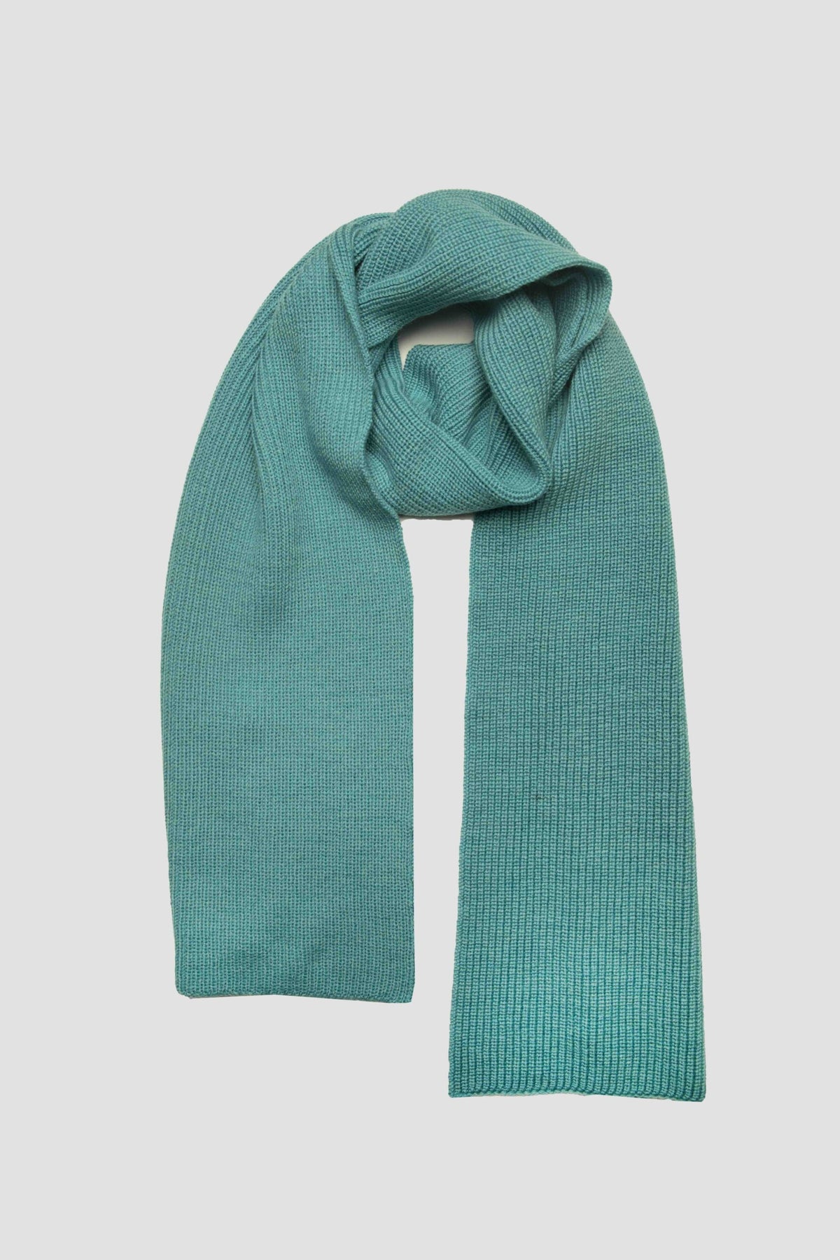 Strickschal türkis