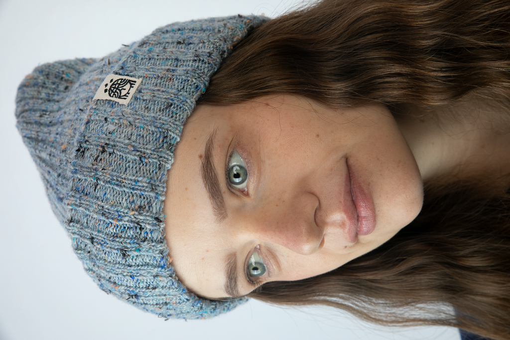 Strickmütze Hellblau CanCan Yarn