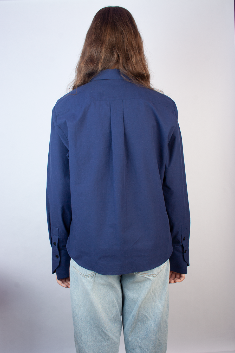 Bluse Damen Papayaa- dunkelblau