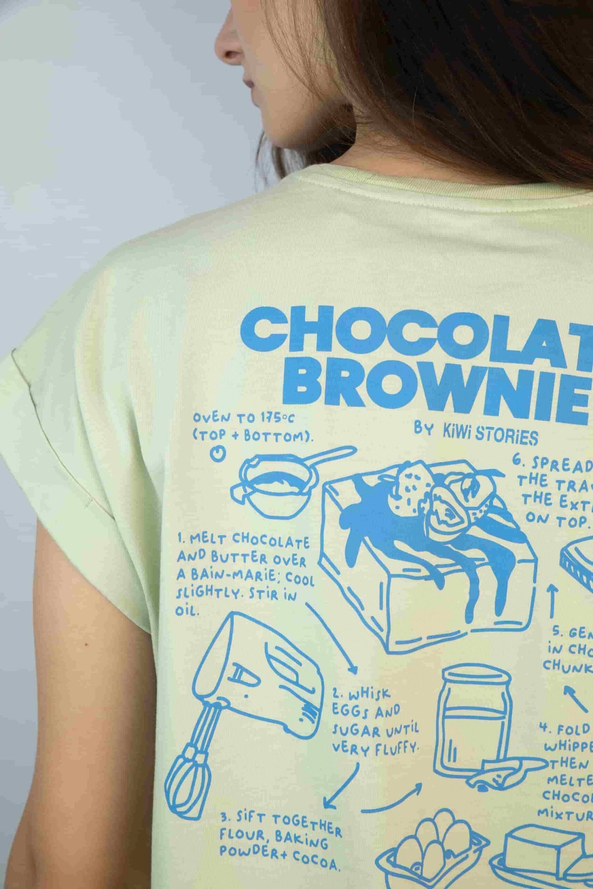 Kurzarm Shirt Chocolate Cookie- grün