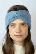 Stirnband Kaschmir blau
