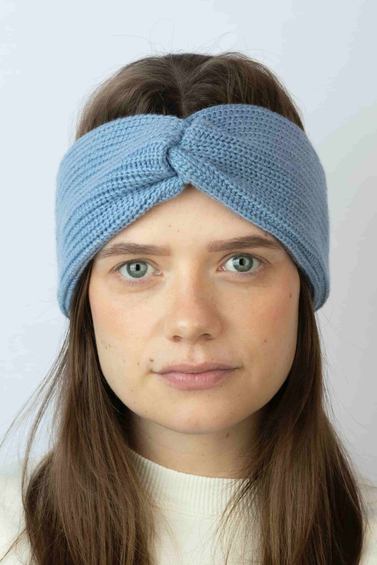 Stirnband Kaschmir blau