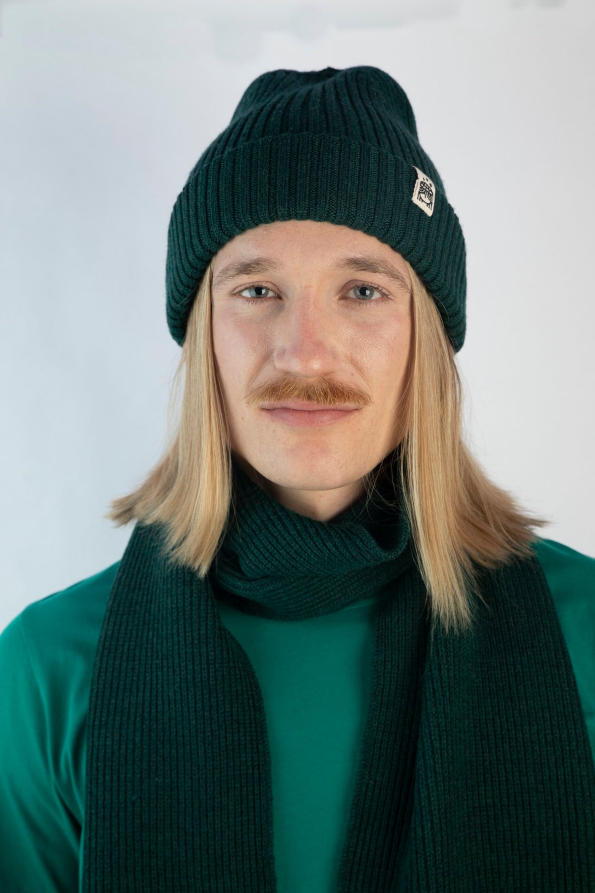 Strickmütze waldgrün