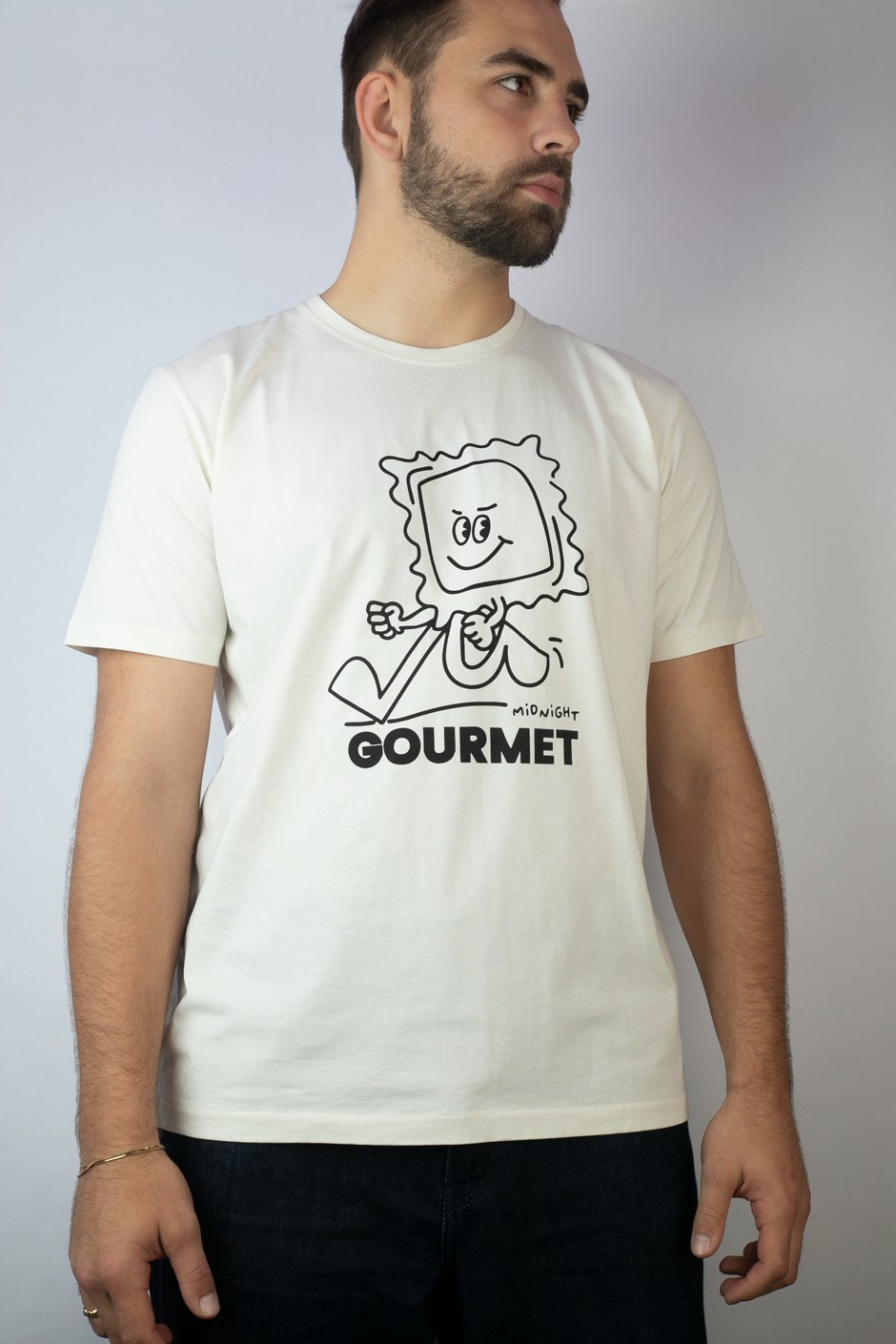 Unisex T Shirt Ravioli- Off White