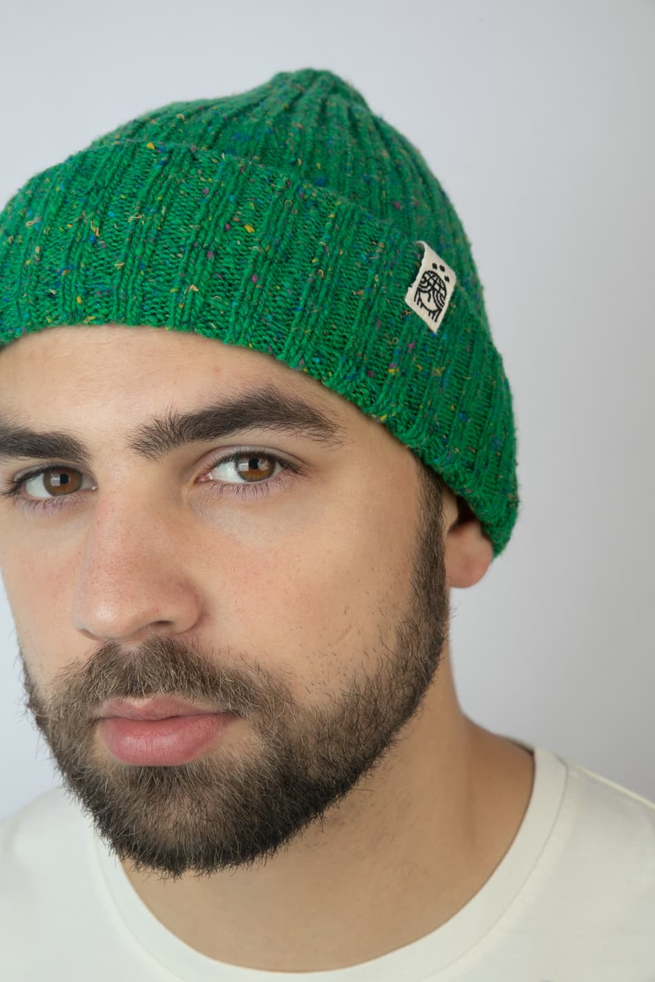 Strickmütze grün CanCan Yarn