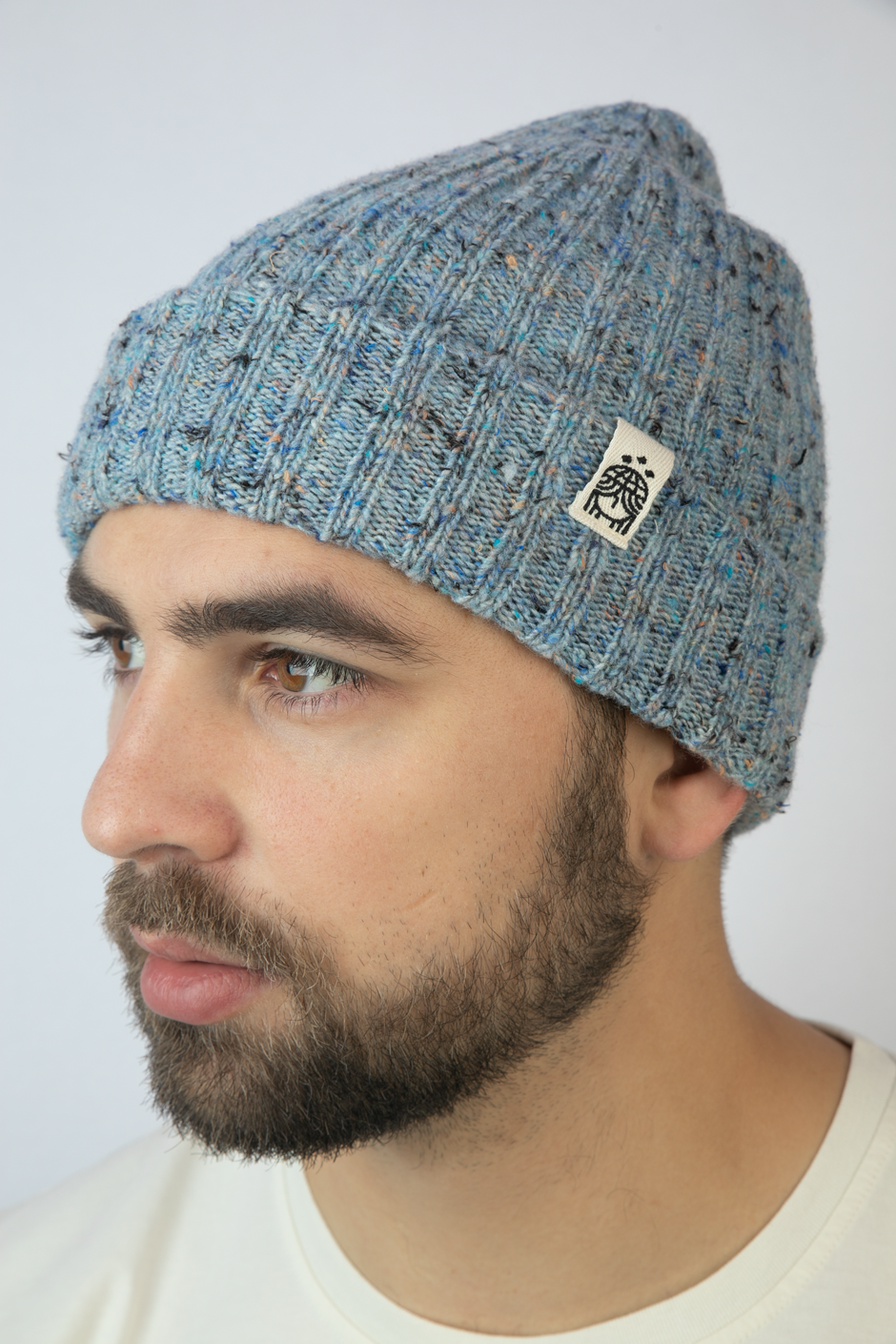Strickmütze Hellblau CanCan Yarn