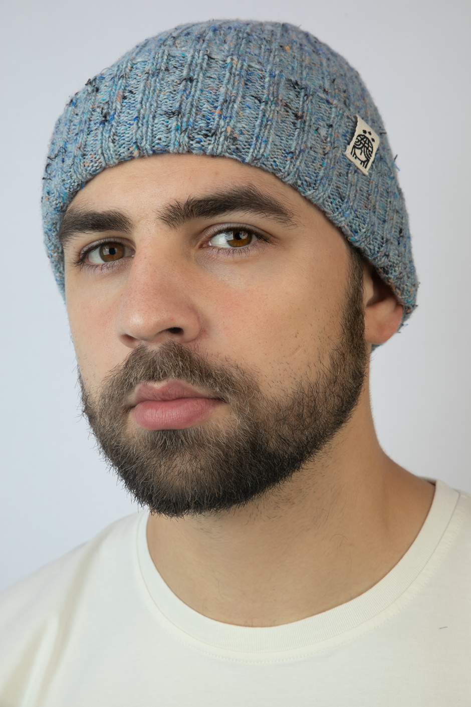 Strickmütze Hellblau CanCan Yarn