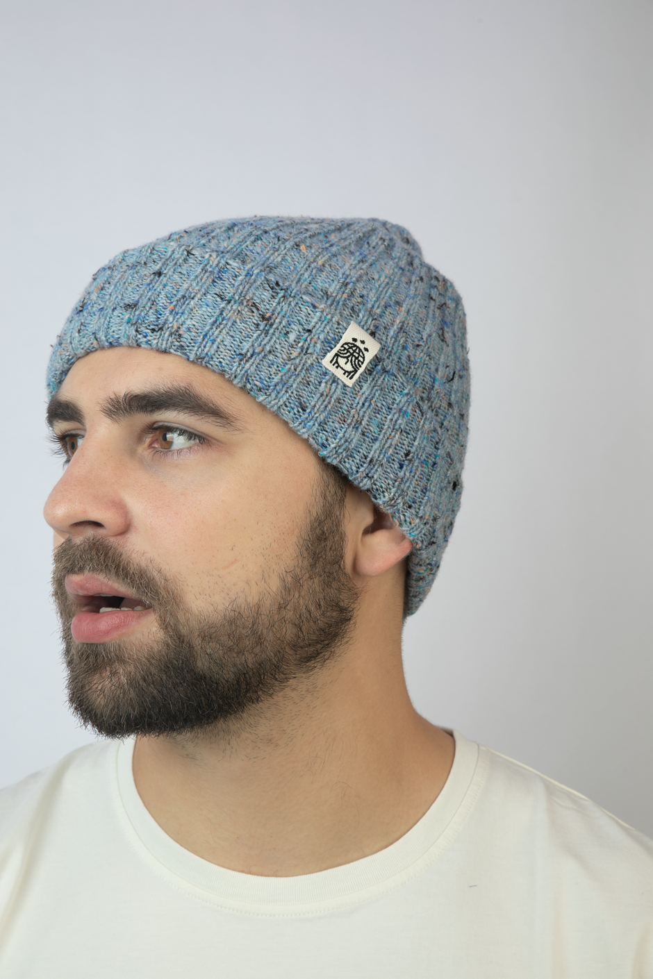 Strickmütze Hellblau CanCan Yarn