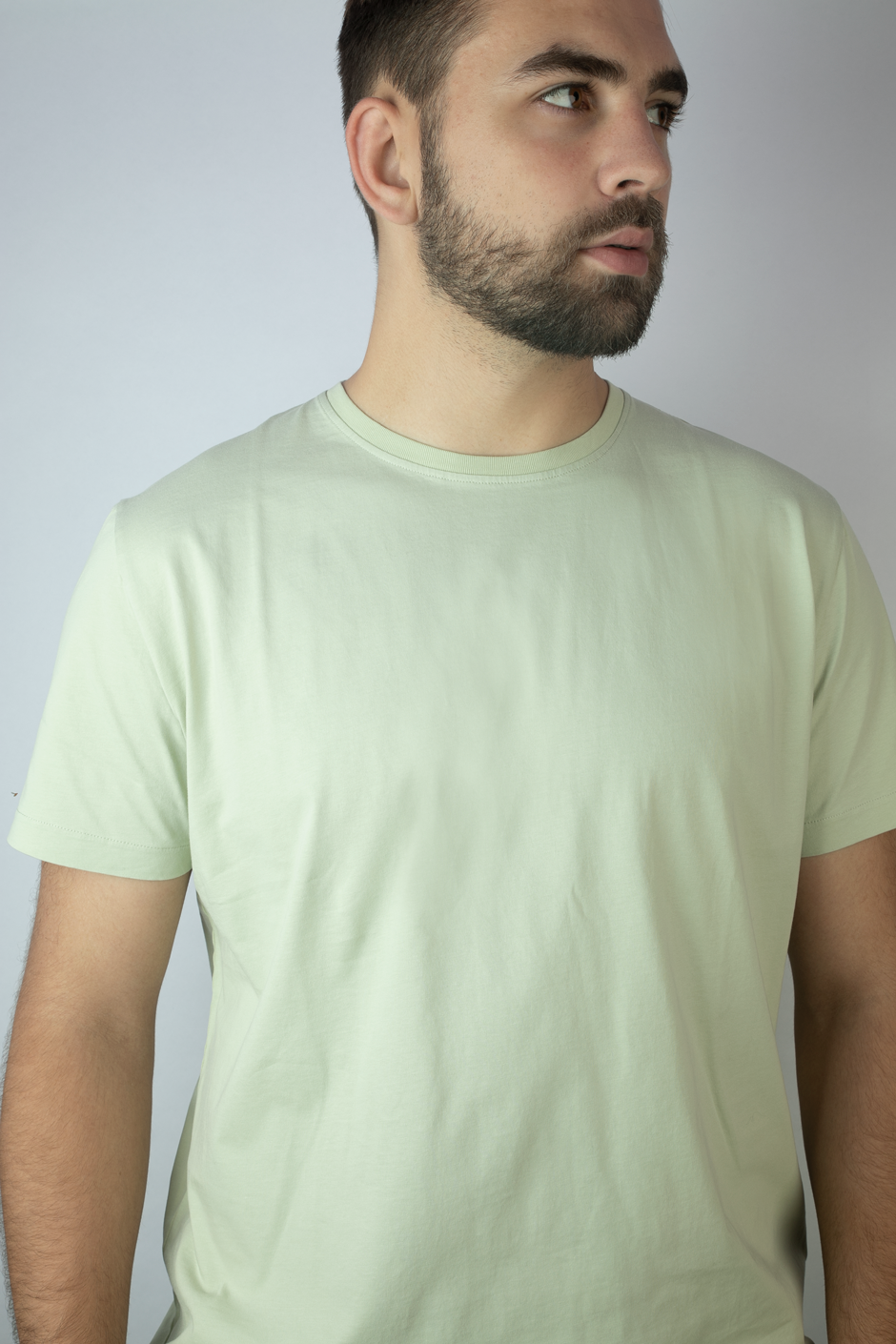 Unisex T Shirt Knoblauch- grün