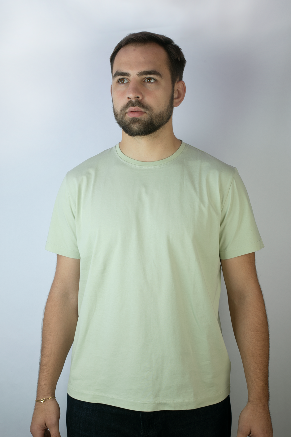 Unisex T Shirt Knoblauch- grün