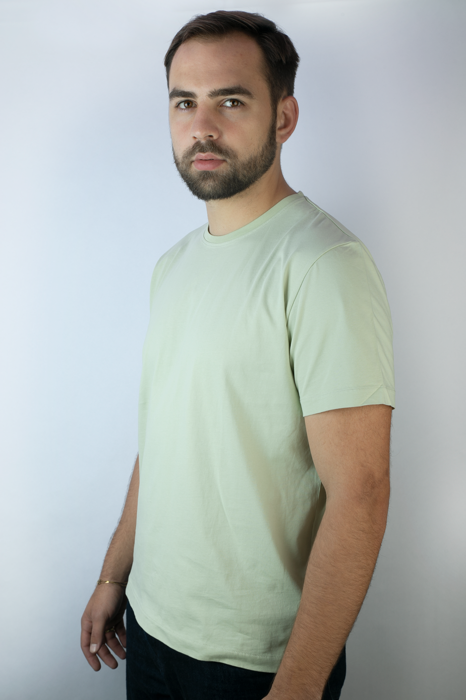 Unisex T Shirt Knoblauch- grün