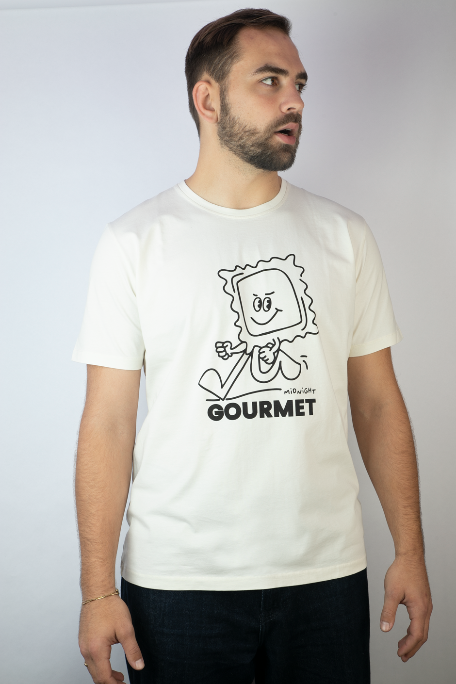Unisex T Shirt Ravioli- Off White