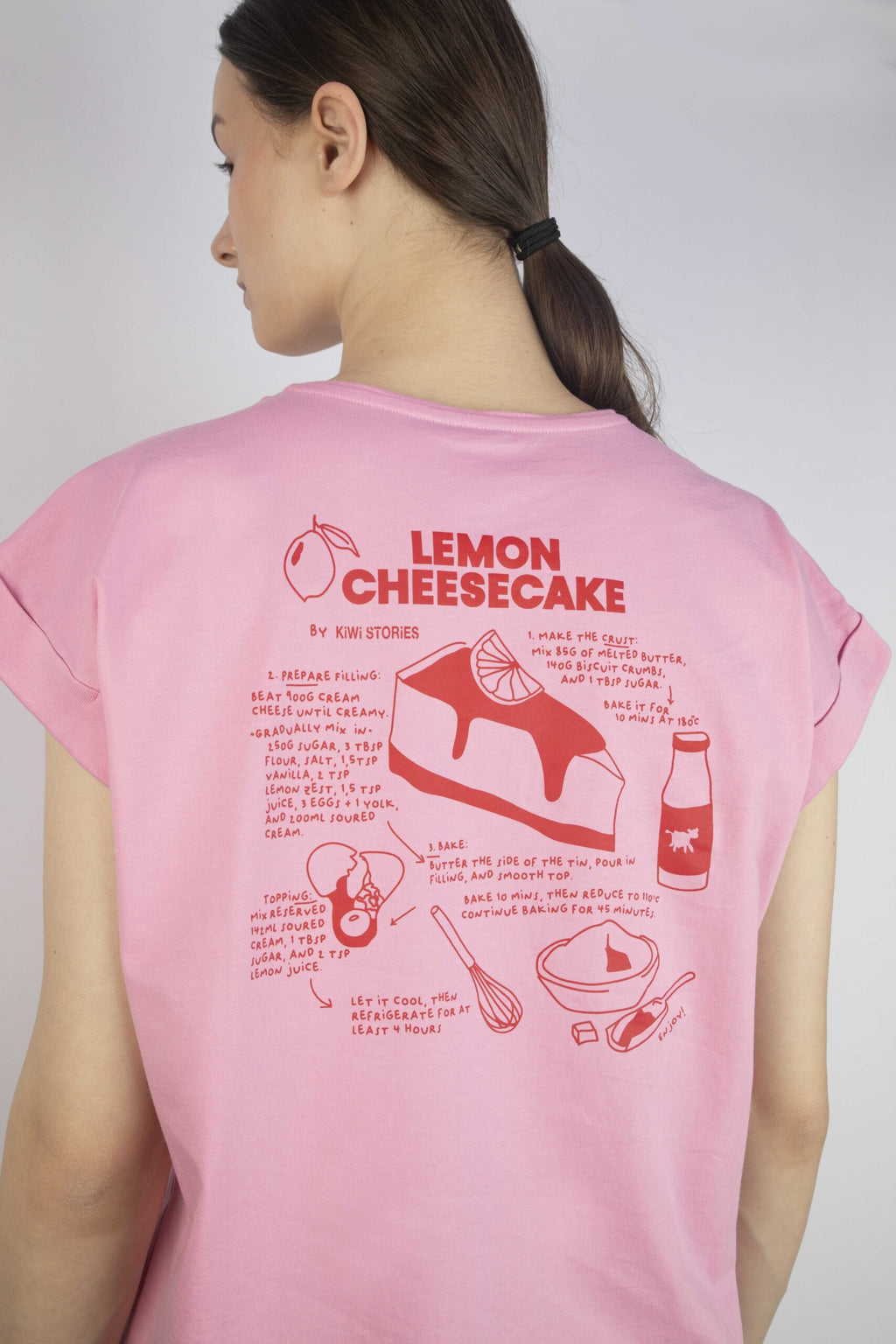 Kurzarm Shirt Cheesecake- pink