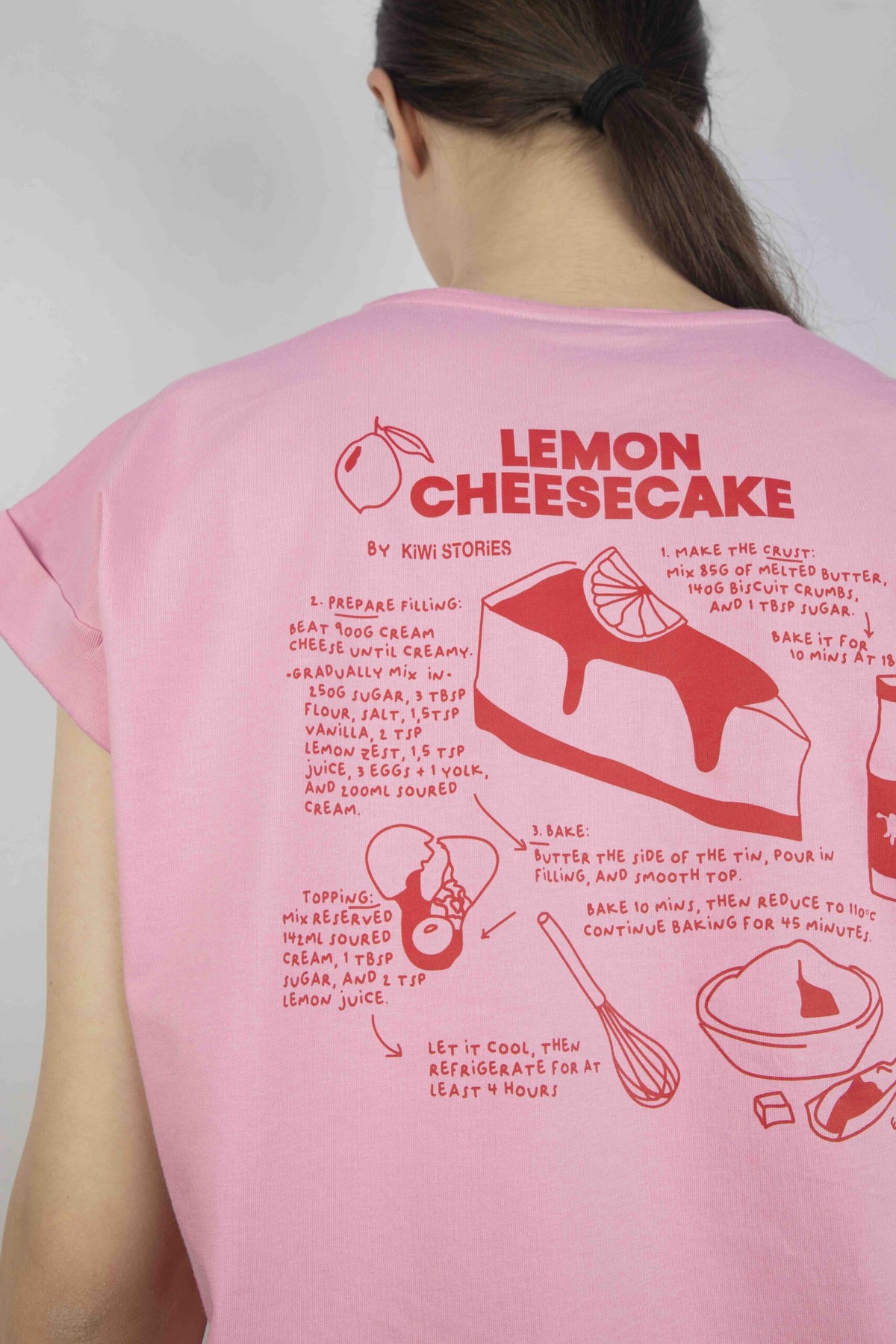 Kurzarm Shirt Cheesecake- pink