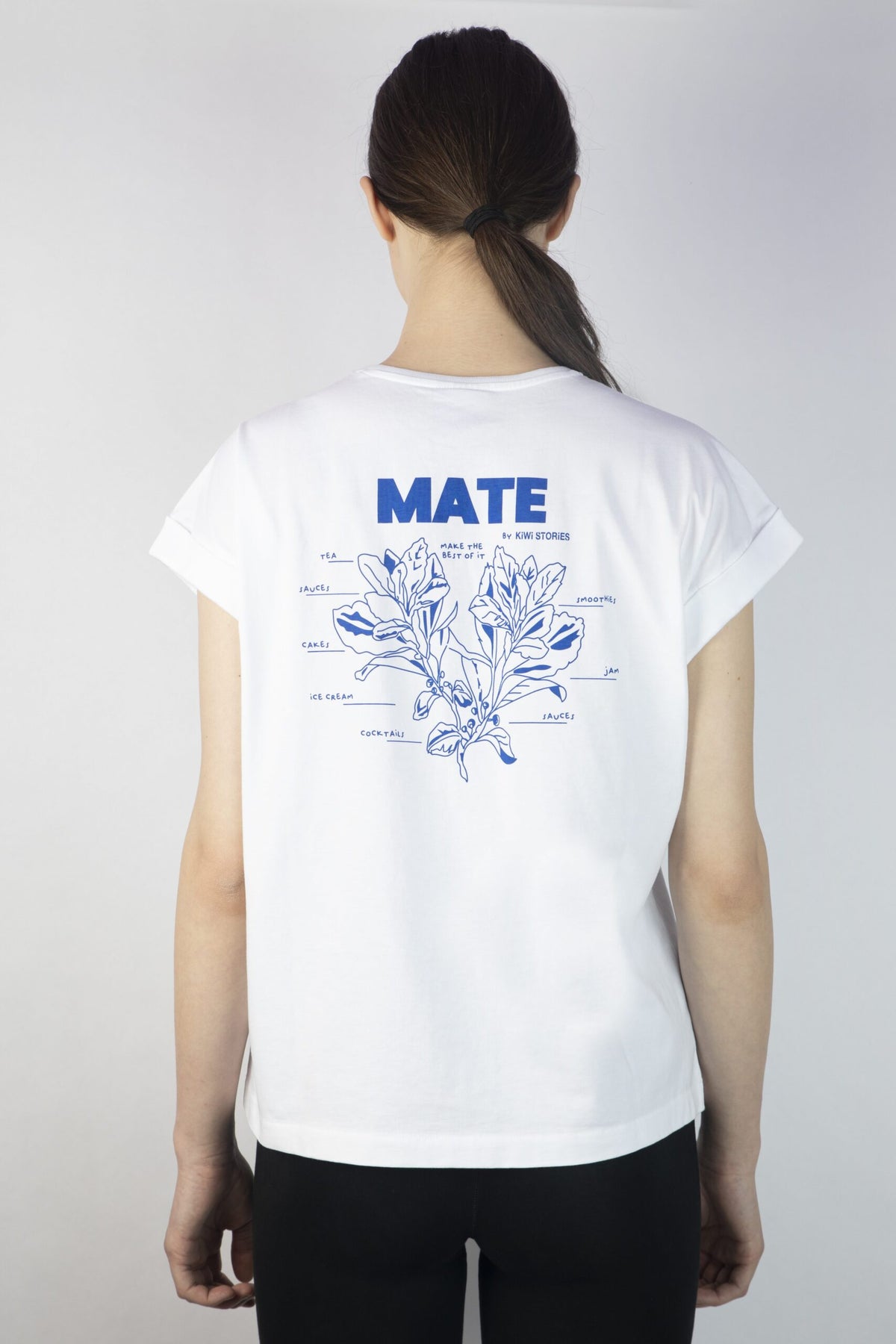 Kurzarm Shirt Mate- Weiss