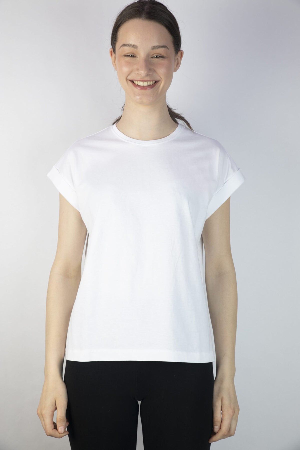 Kurzarm Shirt Mate- Weiss