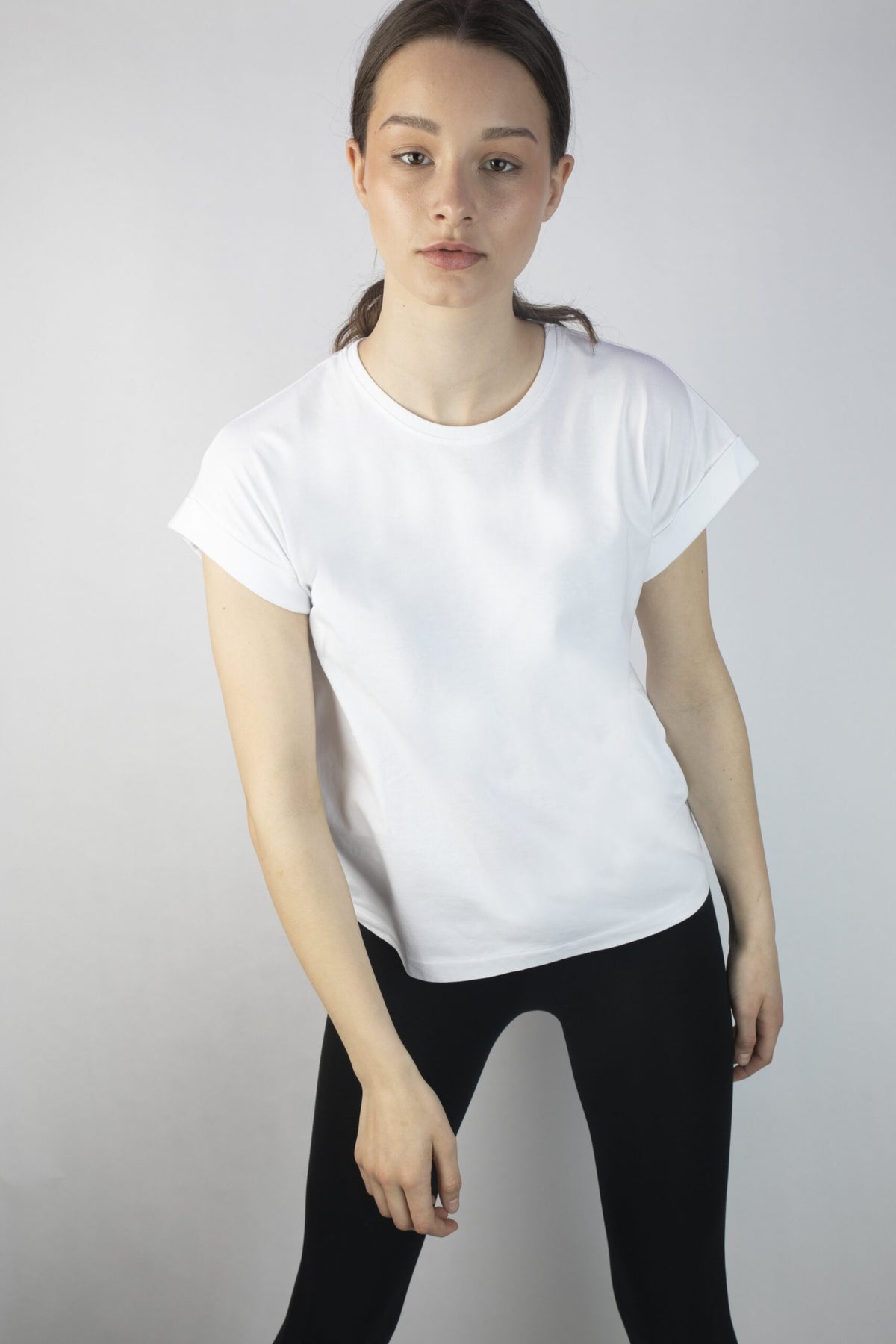 Kurzarm Shirt Mate- Weiss