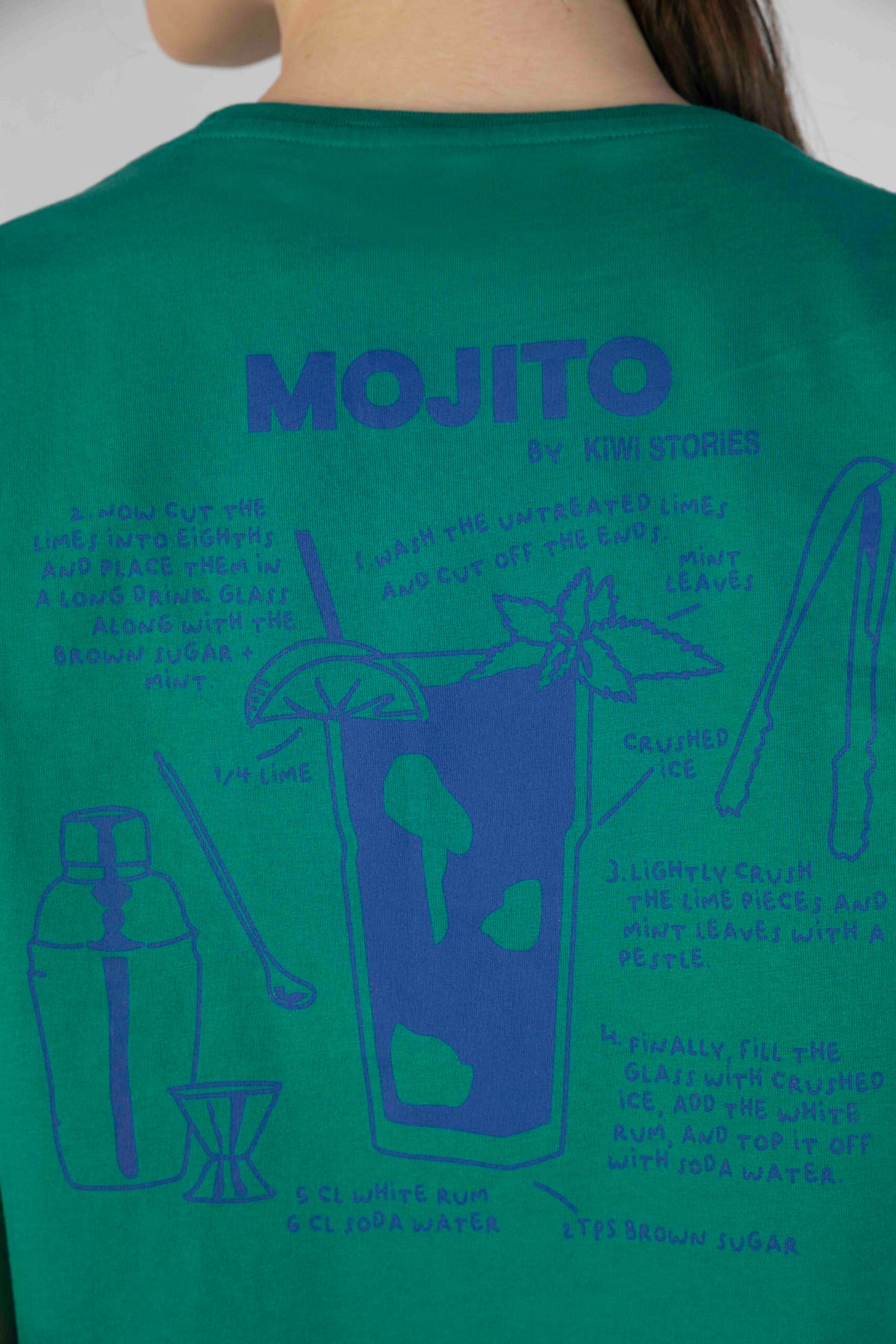 T Shirt Unisex Mojito- waldgrün