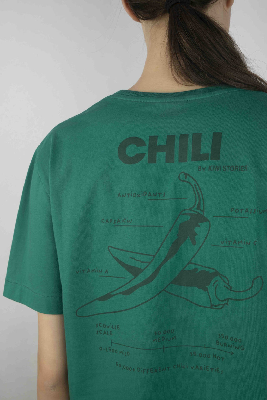 T Shirt Unisex Chili- waldgrün