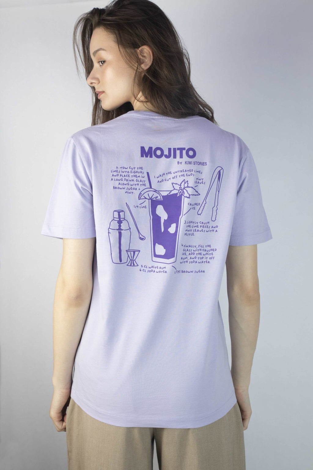T Shirt Unisex Mojito- flieder
