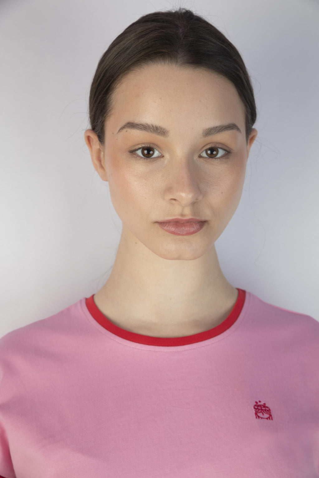 Kurzarm Shirt Pink Rot