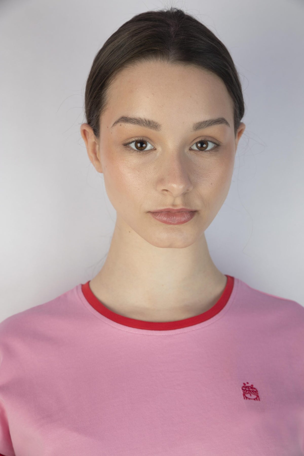 Kurzarm Shirt Pink Rot