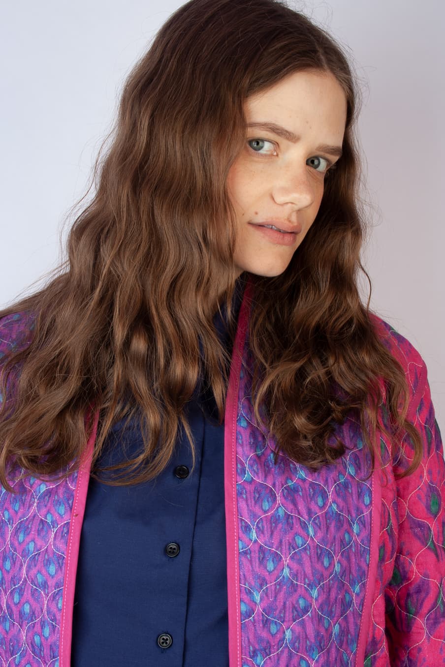 Wendejacke Pink schwarz