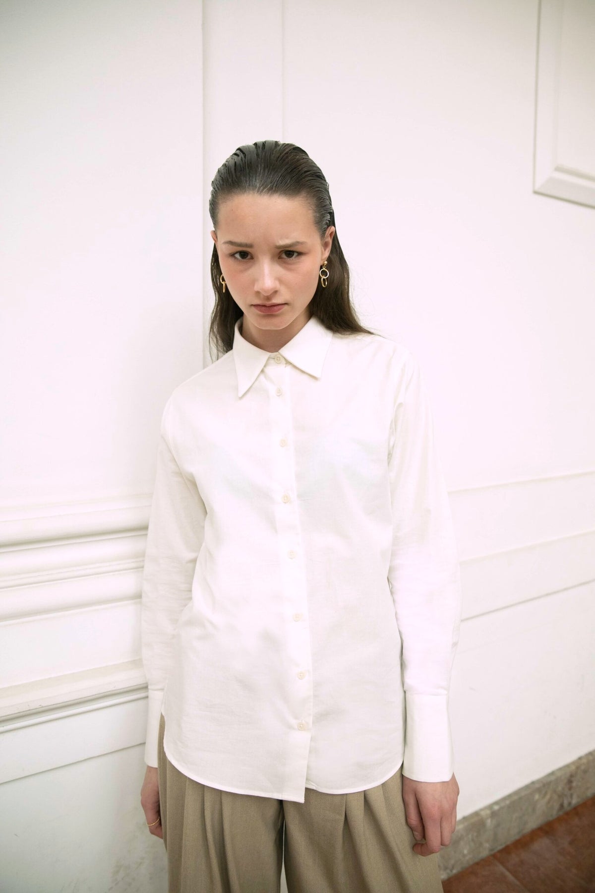 Bluse Damen Papayaa- weiß