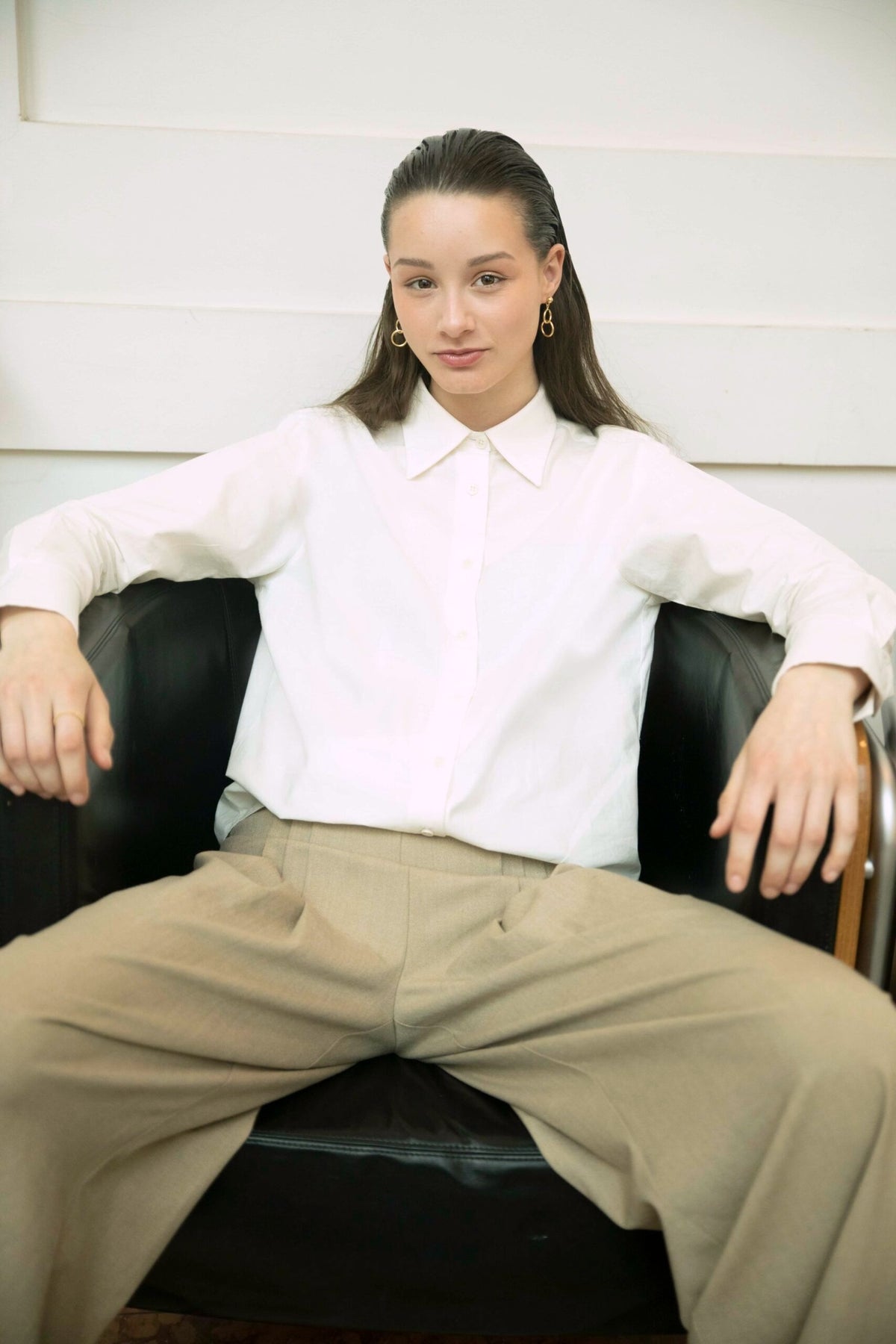 Bluse Damen Papayaa- weiß